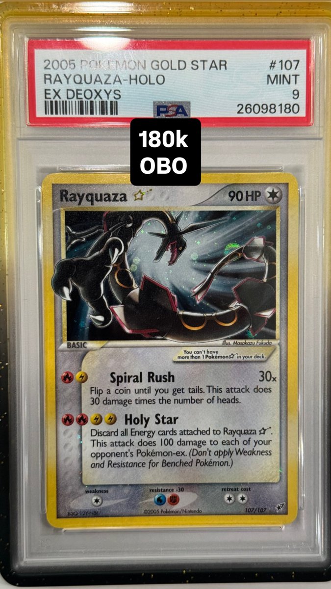 Rayquaza PSA MINT 9