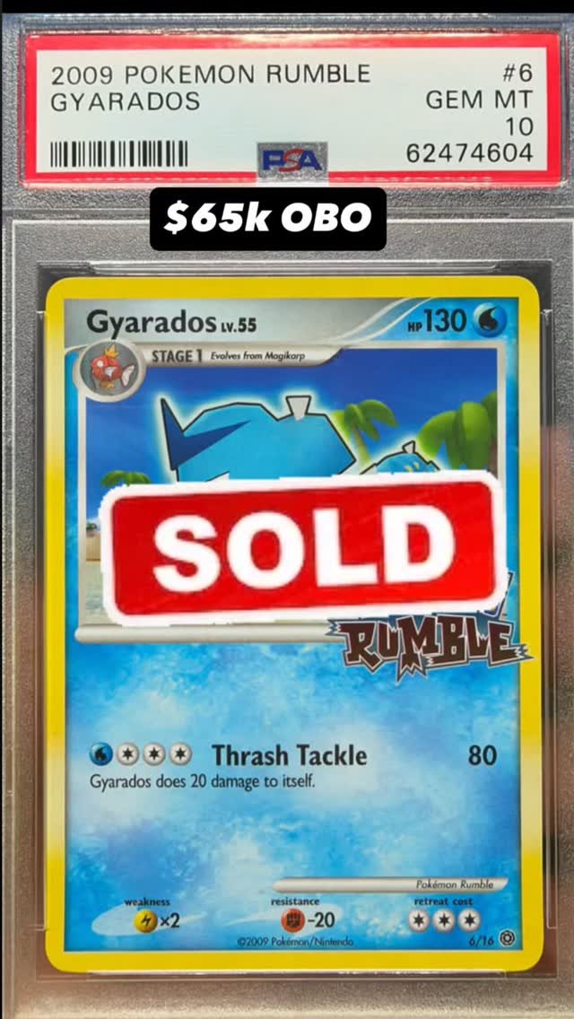 Gyarados PSA GEM MT 10