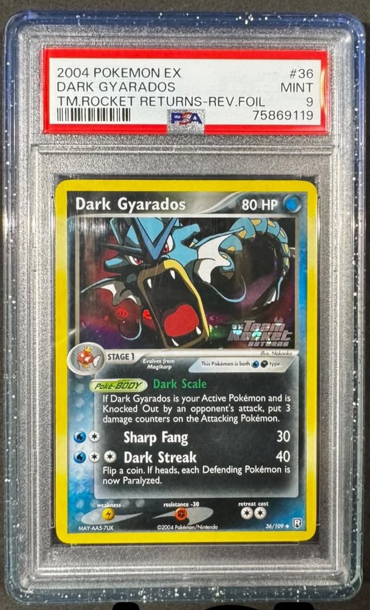 Dark Gyarados PSA MINT 9