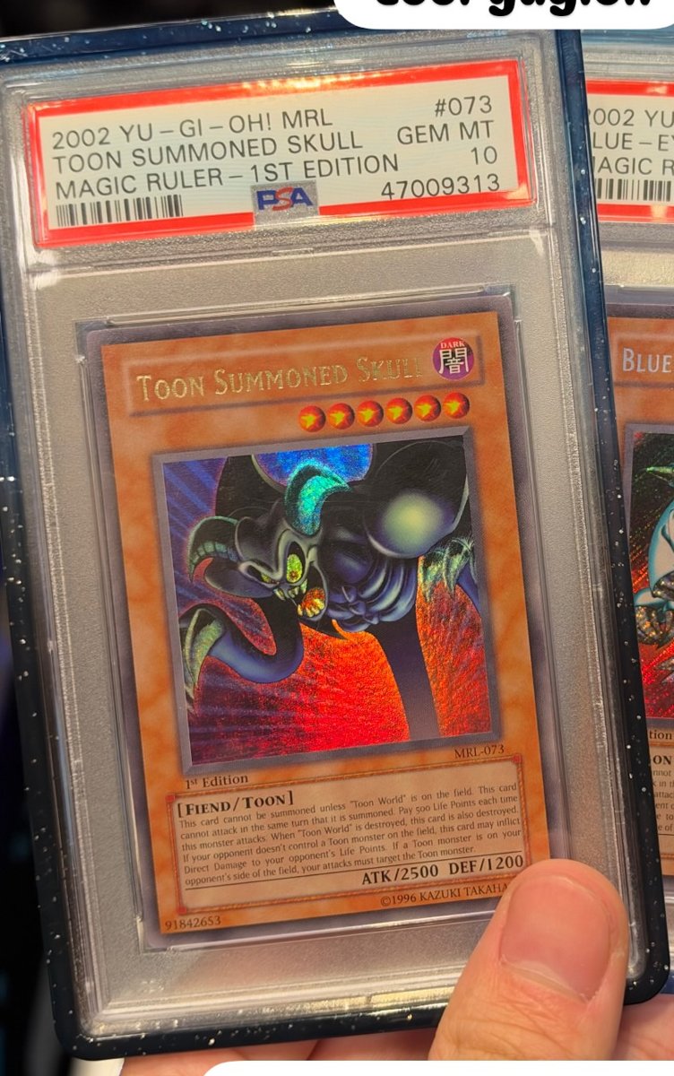 Toon Summoned Skull PSA GEM MT 10