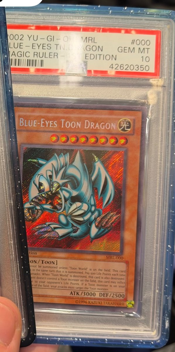 Blue-Eyes Toon Dragon PSA GEM MT 10