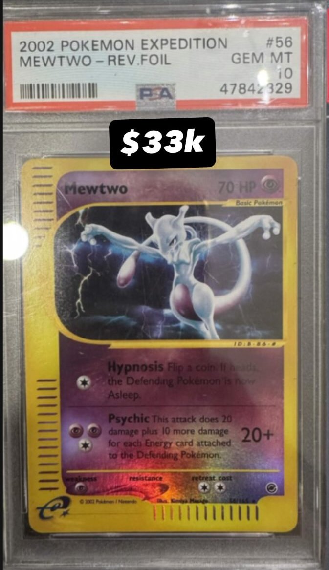 Mewtwo PSA GEM MT 10