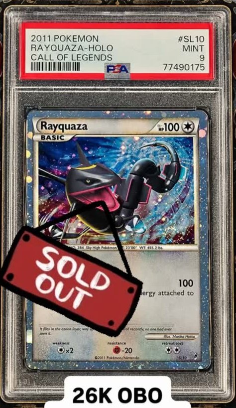 Rayquaza PSA MINT 9