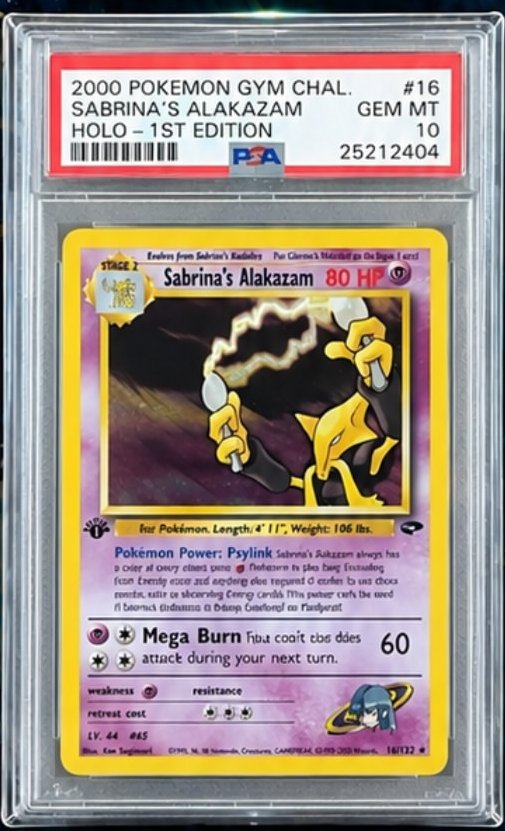 Sabrina's Alakazam PSA GEM MT 10