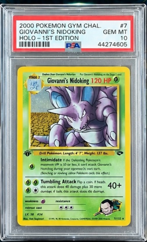 Giovanni's Nidoking PSA GEM MT 10