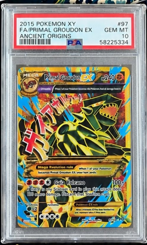 Primal Groudon EX PSA GEM MT 10