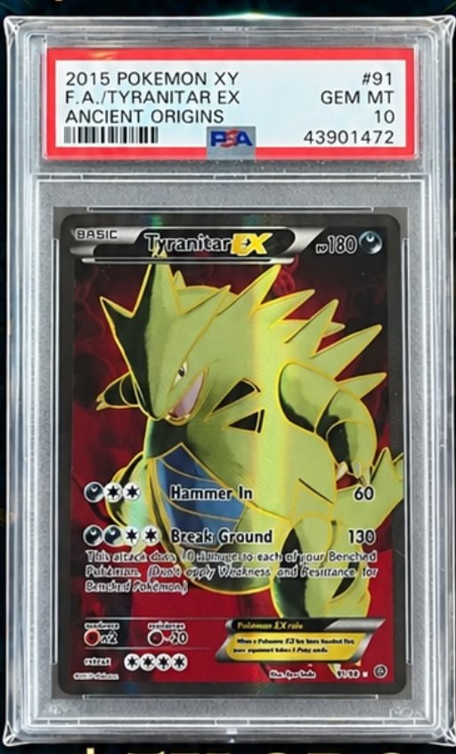 Tyranitar EX PSA GEM MT 10