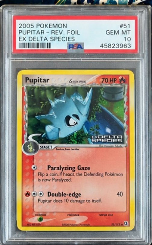 Pupitar Δ PSA GEM MT 10