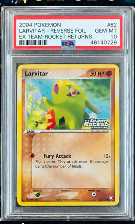 Larvitar PSA GEM MT 10