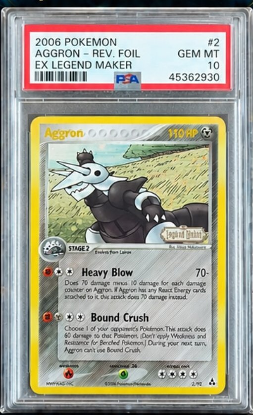 Aggron PSA GEM MT 10