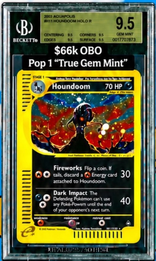 Houndoom BGS 9.5 GEM MINT