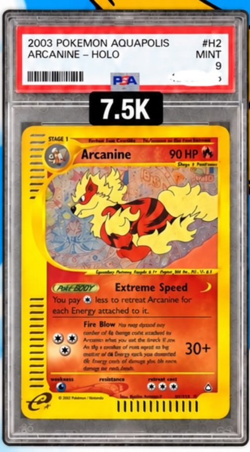 Arcanine PSA MINT 9