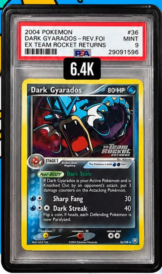 Dark Gyarados PSA MINT 9