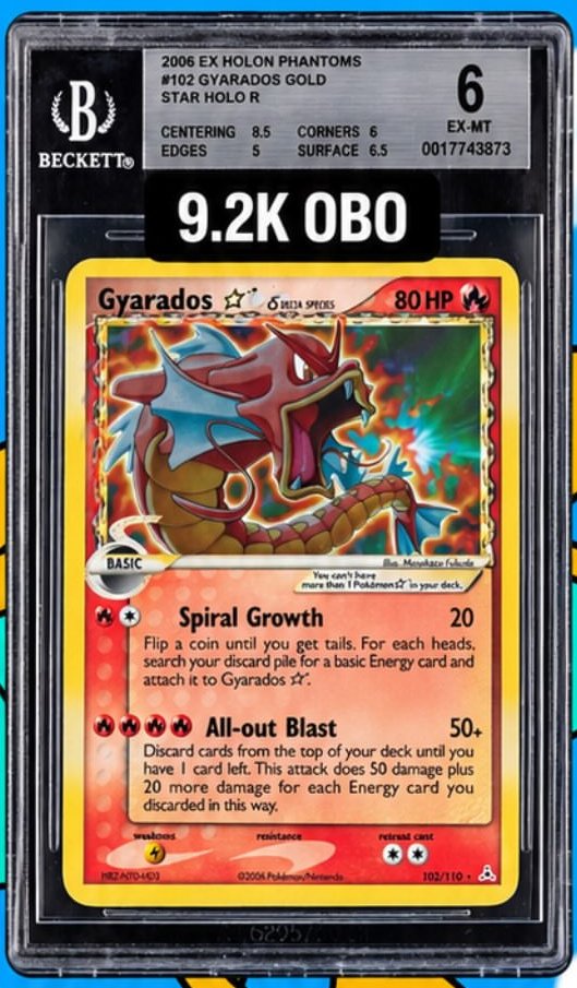 Gyarados BGS 6 EX-MT