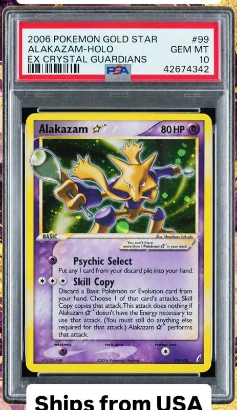 Alakazam PSA GEM MT 10