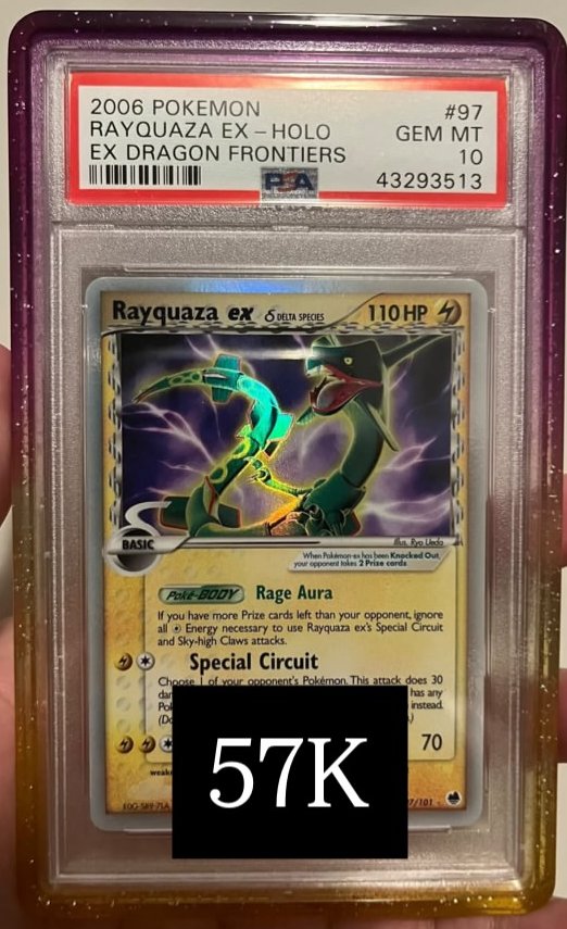 Rayquaza EX PSA GEM MT 10