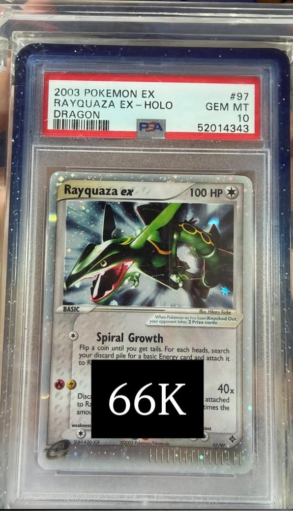 Rayquaza EX PSA GEM MT 10