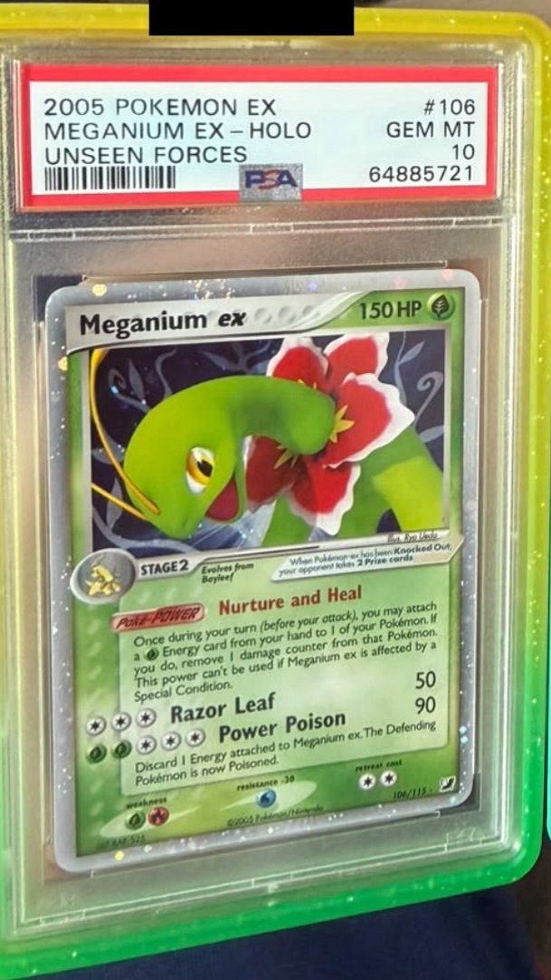 Meganium EX PSA GEM MT 10