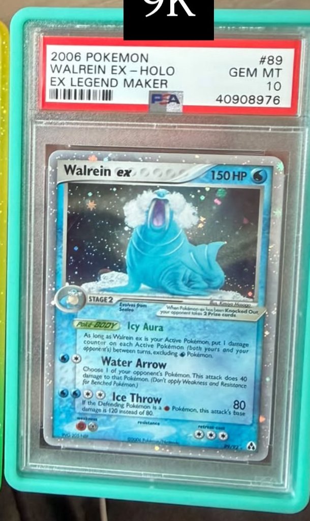 Walrein EX PSA GEM MT 10