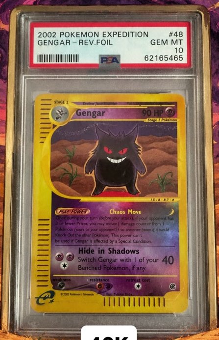 Gengar PSA GEM MT 10