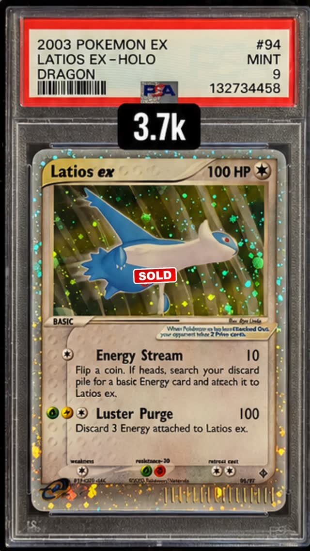 LATIOS EX PSA MINT 9