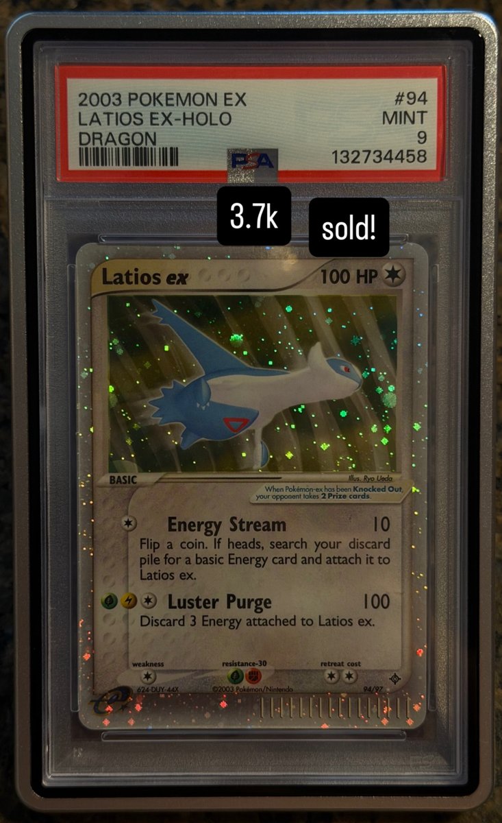 LATIOS EX PSA MINT 9