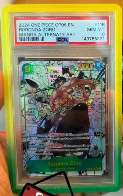 Roronoa Zoro PSA GEM MT 10