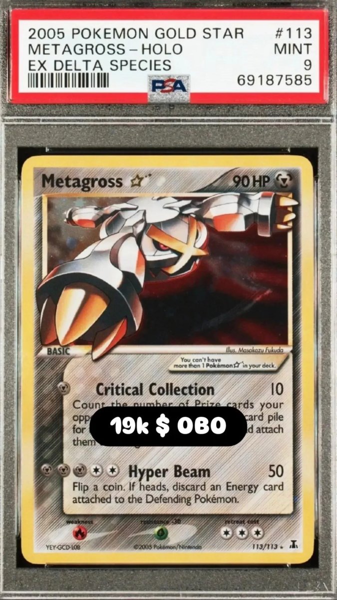 Metagross PSA MINT 9