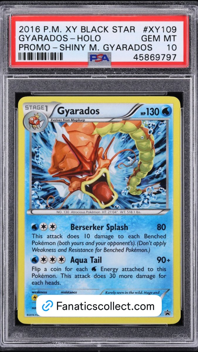Gyarados PSA GEM MT 10