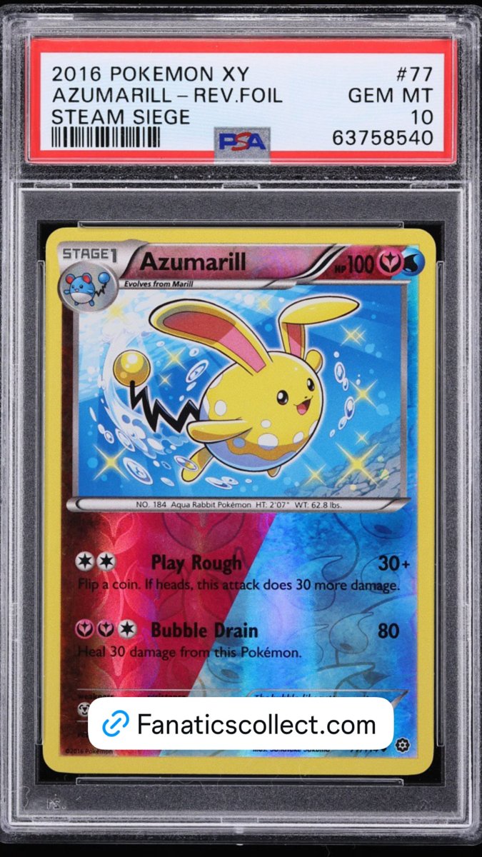 Azumarill PSA GEM MT 10