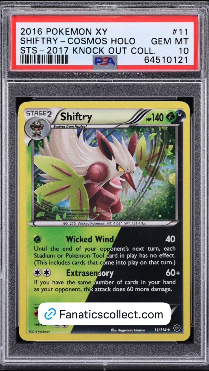 Shiftry PSA GEM MT 10