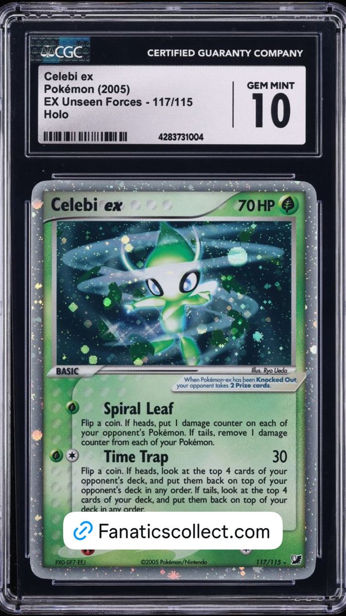 Celebi EX CGC GEM MINT 10