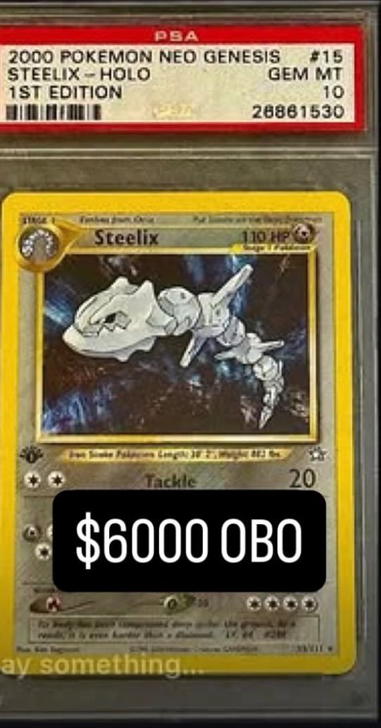 Steelix PSA GEM MT 10