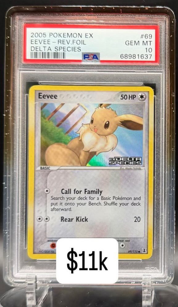 Eevee PSA GEM MT 10