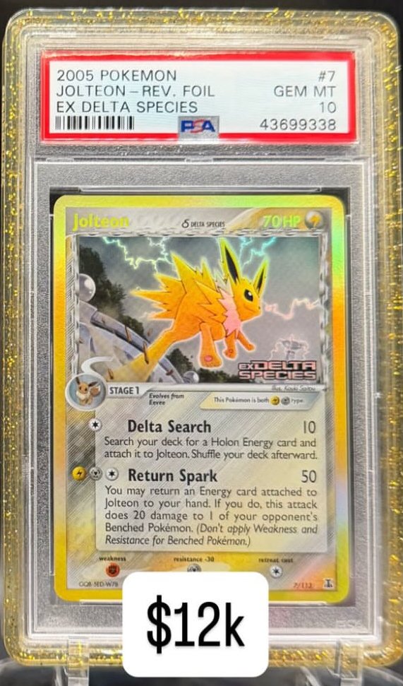 Jolteon PSA GEM MT 10