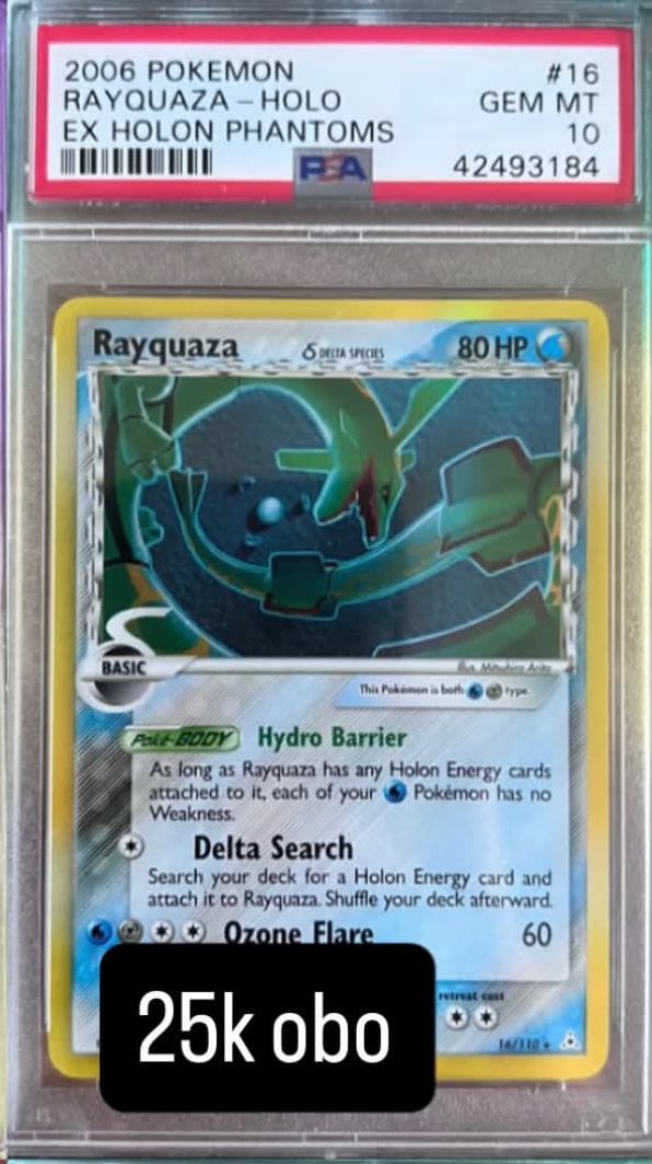 Rayquaza PSA GEM MT 10