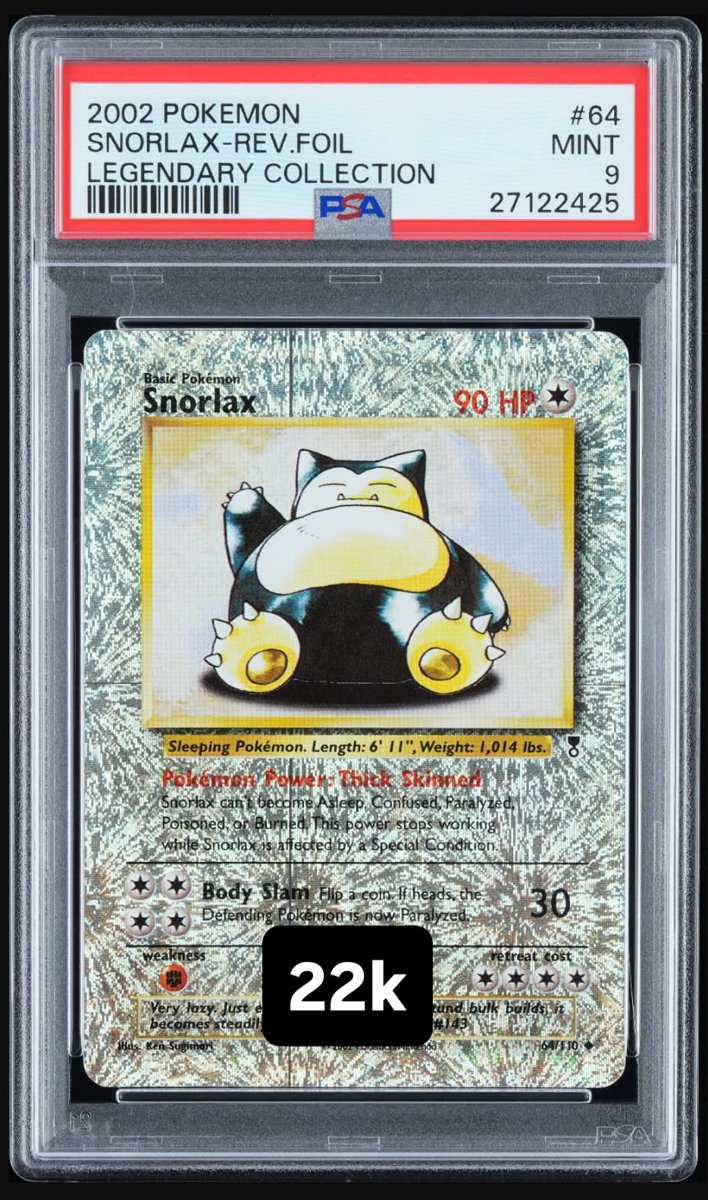 Snorlax PSA MINT 9