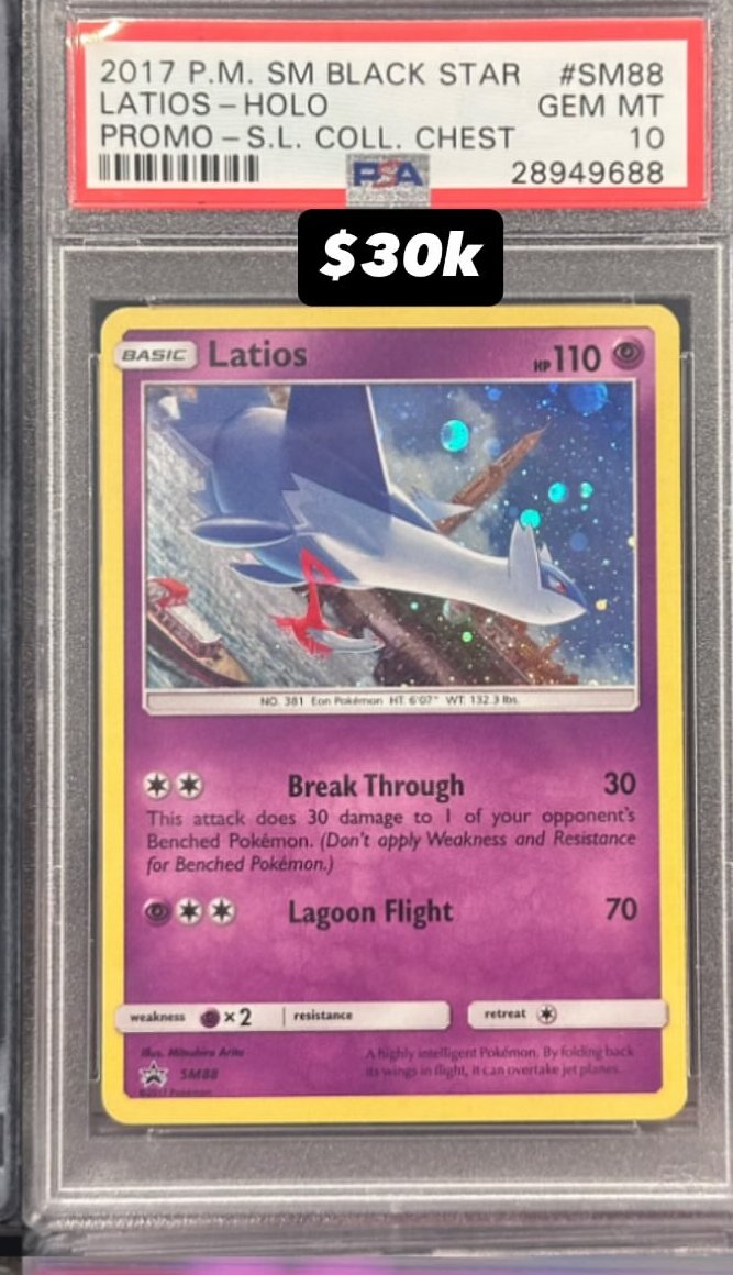 Latios PSA GEM MT 10
