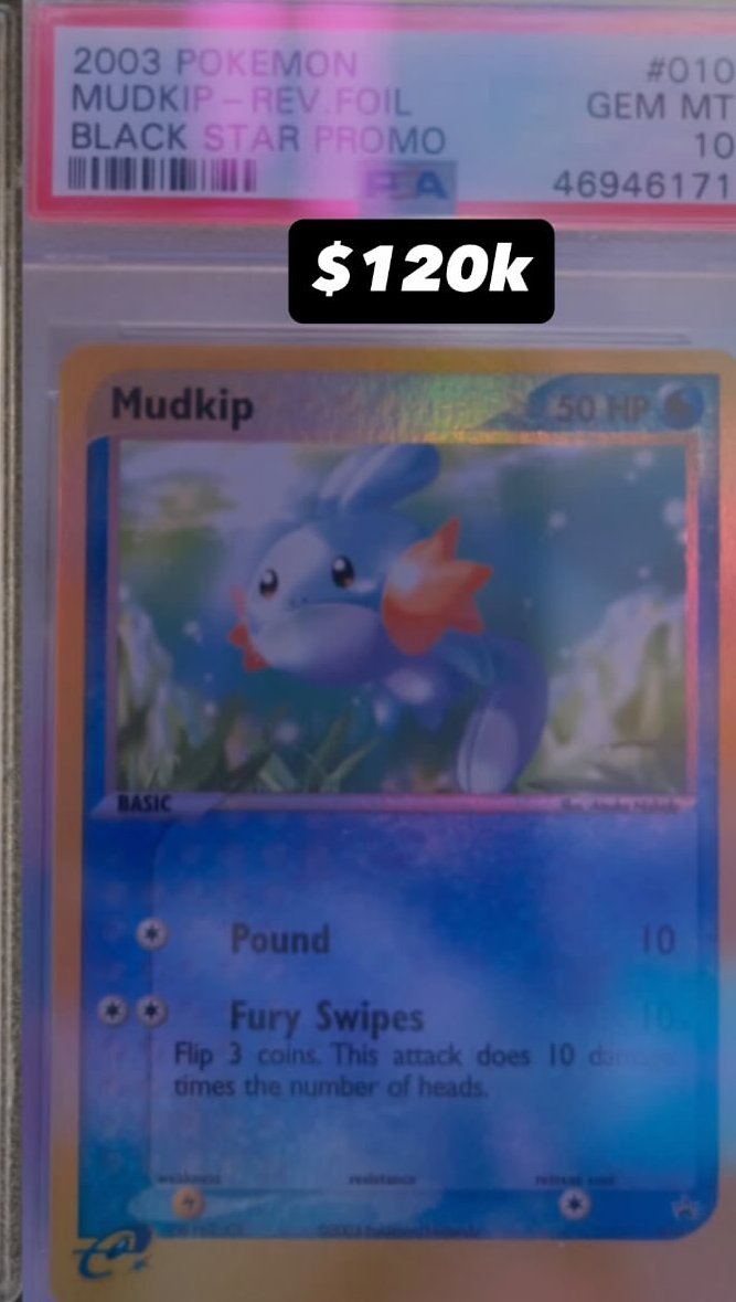 Mudkip PSA GEM MT 10