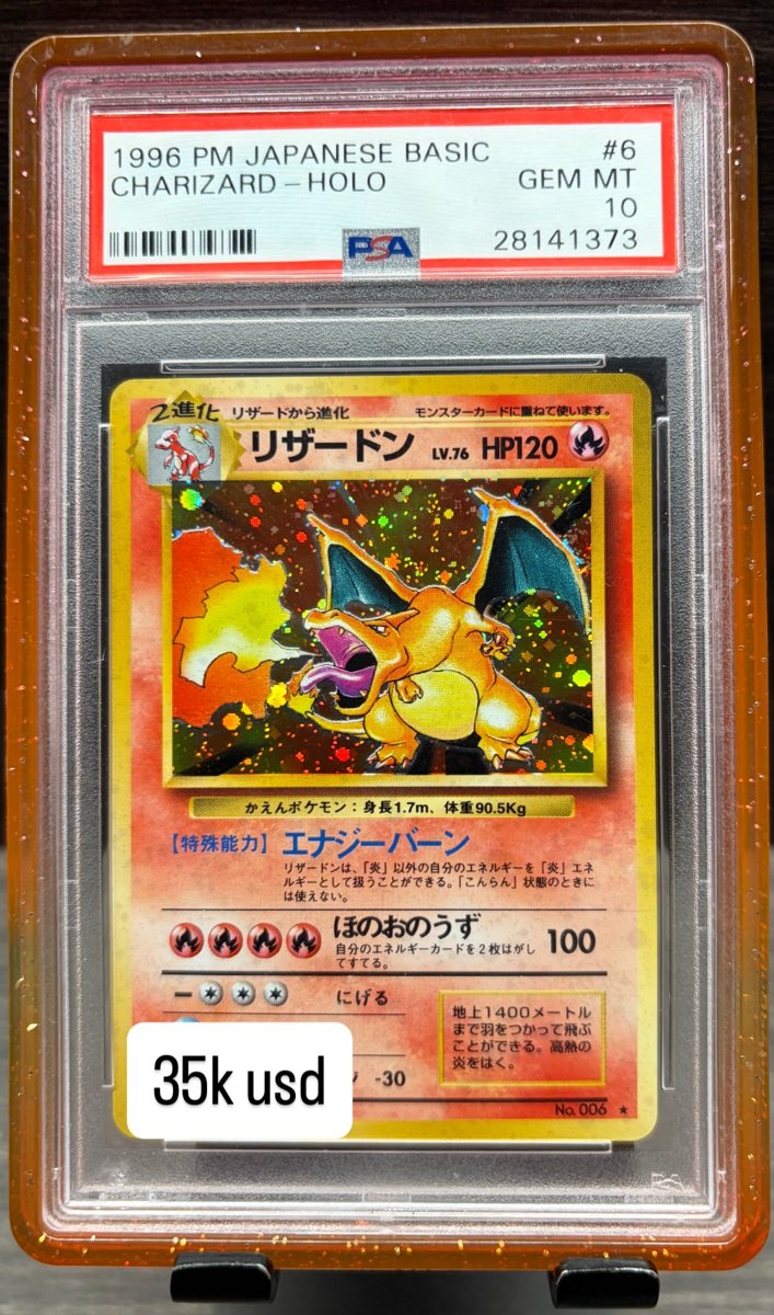Charizard PSA GEM MT 10