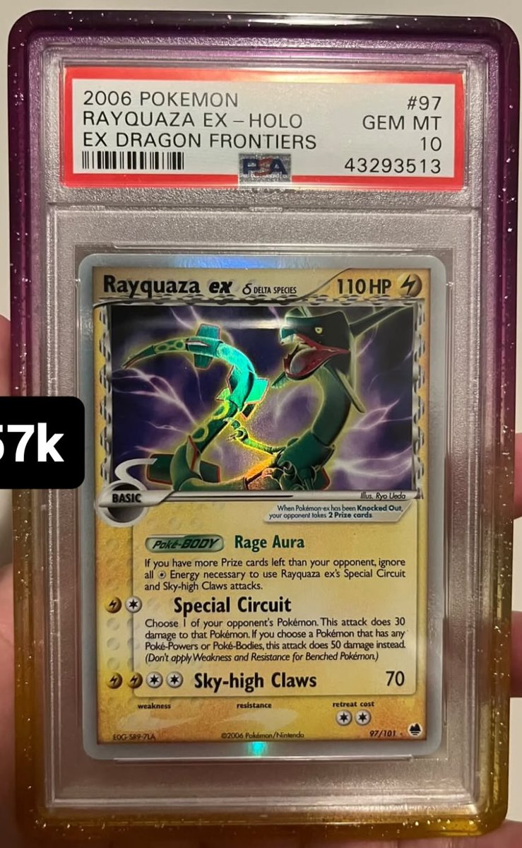 Rayquaza EX PSA GEM MT 10