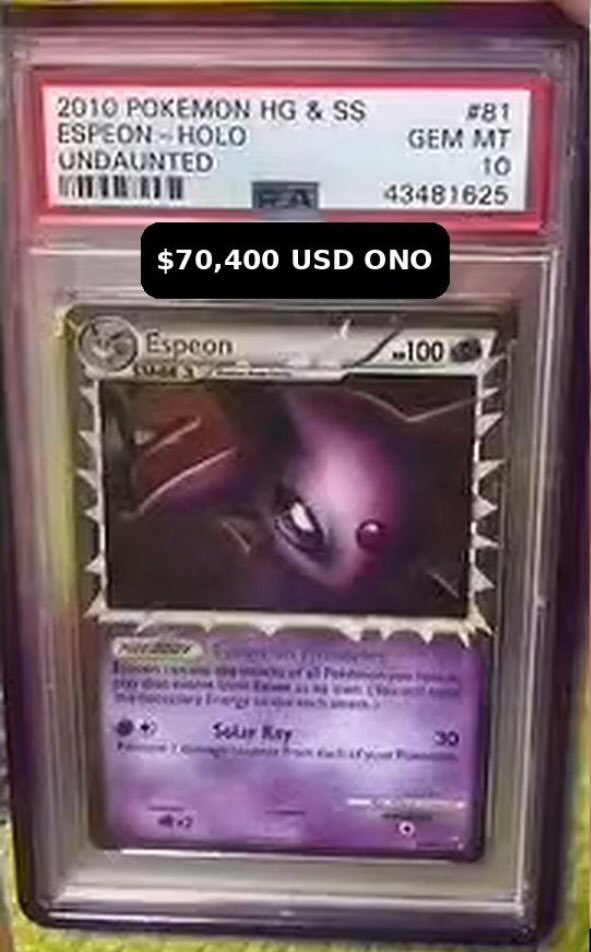 Espeon PSA GEM MT 10