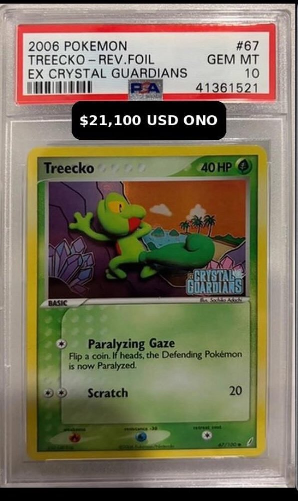 Treecko EX PSA GEM MT 10