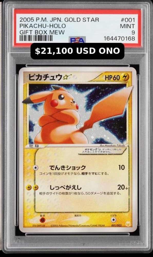 Pikachu PSA MINT 9