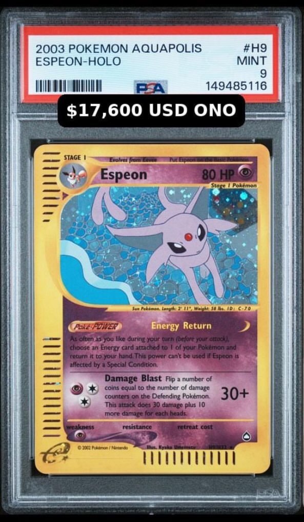 Espeon PSA MINT 9