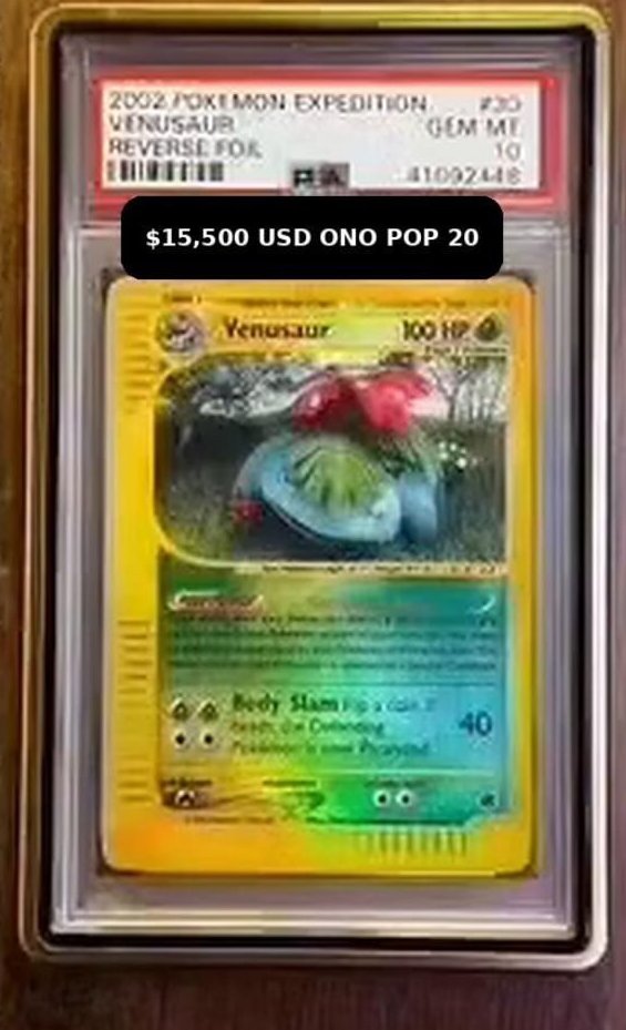 Venusaur PSA GEM MT 10