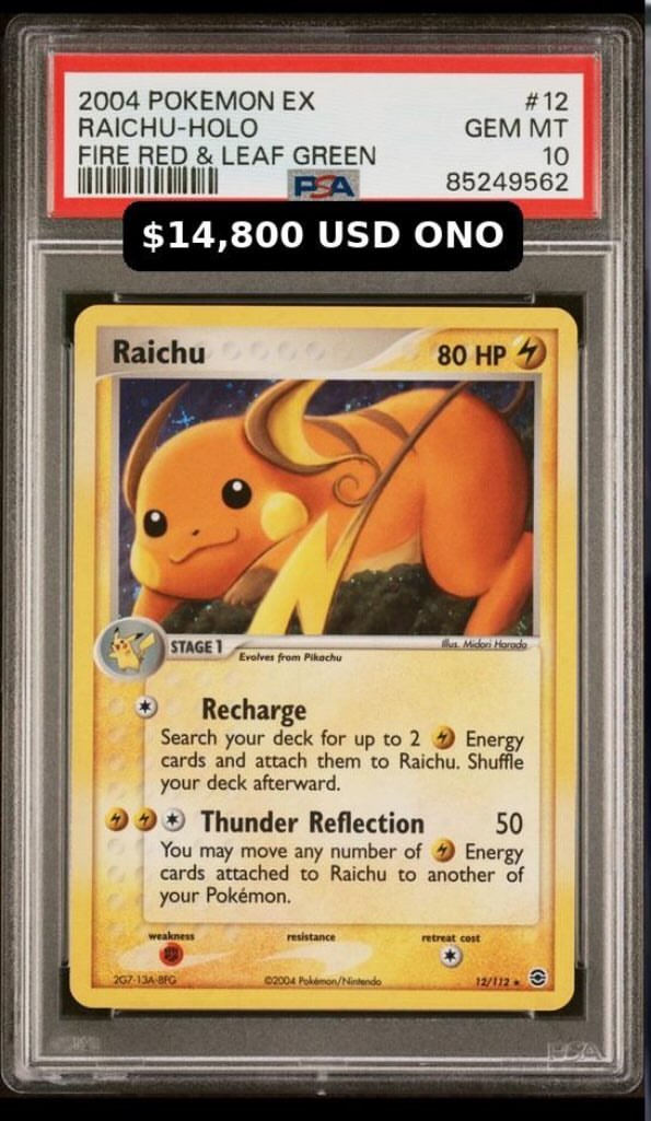 Raichu PSA GEM MT 10