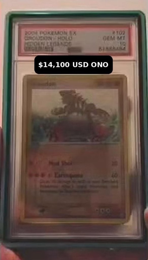 Groudon PSA GEM MT 10