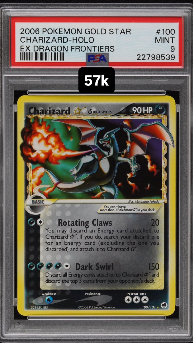 Charizard PSA MINT 9