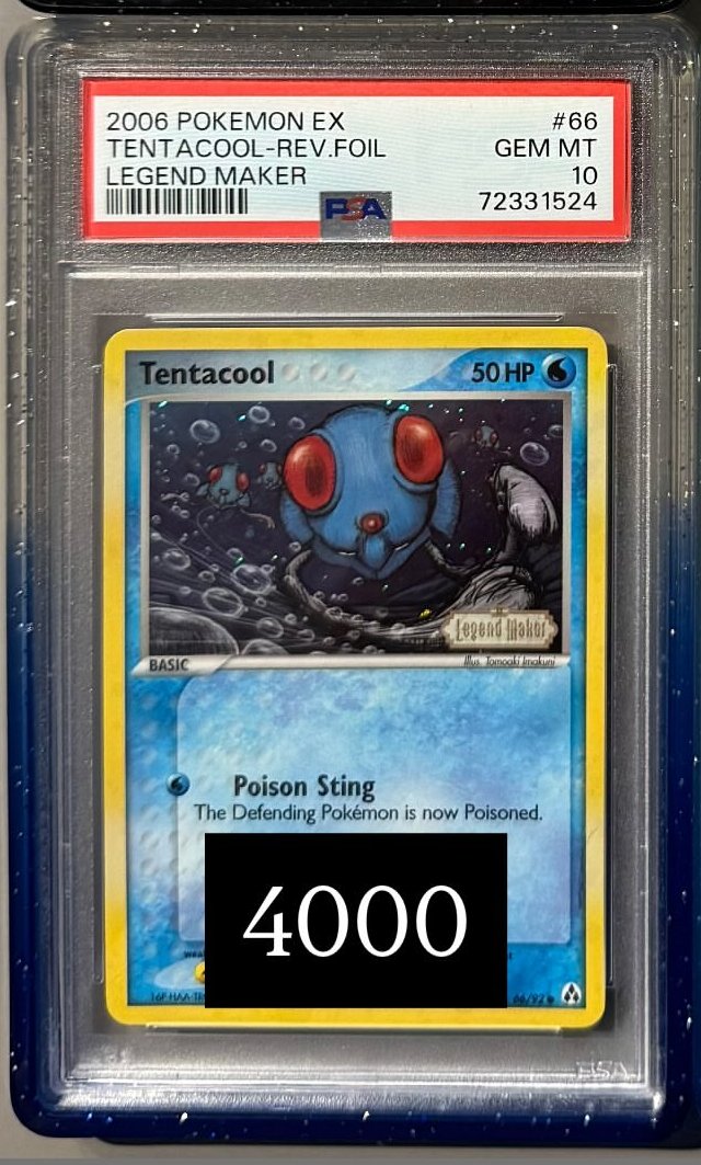 Tentacool PSA GEM MT 10
